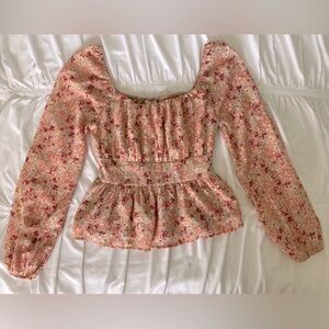 Floral Baby Doll Top